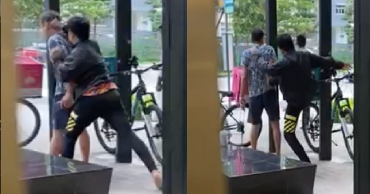 45 Y.O FOODPANDA RIDER ASKED 13 Y.O YP “STARE WHAT” @ BUKIT BATOK, KENA WHACK