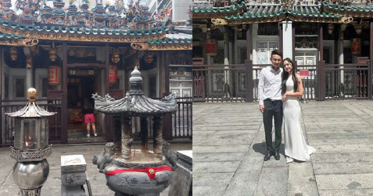SIAMBU WENT RAFFLES PLACE TEMPLE PRAY FOR LOVE, FOUND A S’PORE BF & STRUCK LOTTERY ALSO