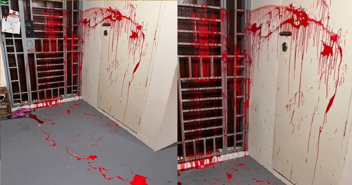 33 Y.O MAN ARRESTED FOR LOANSHARK HARASSMENT, SPLASH PAINT @ CANBERRA HDB UNIT