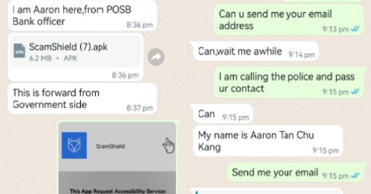 SCAMMERS GETTING VICTIMS TO DOWNLOAD FAKE SCAMSHIELD APP TO CONTROL THEIR PHONES