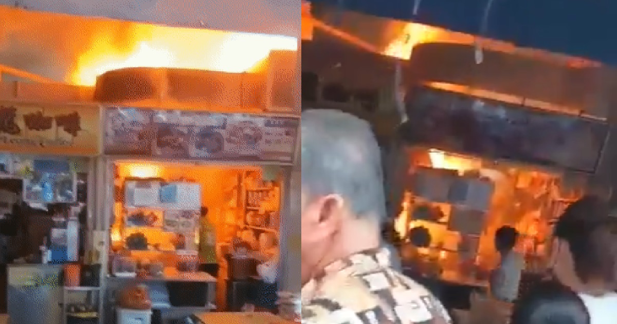 1 PERSON BURNED AFTER HUGE FIRE BROKE OUT AT MARSILING LANE HAWKER CENTRE