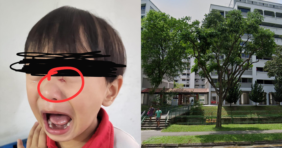 PMA FOOD DELIVERER HITS 2 Y.O BOY IN BUKIT BATOK AND SPEEDS OFF