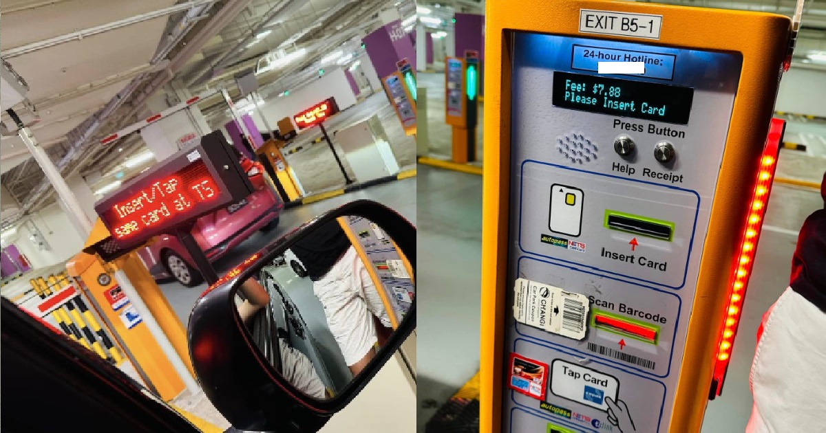 WOMAN STUCK @ JEWEL CARPARK, HELPLINE TOLD HER BORROW CASHCARD FROM OTHERS THEN HANG UP