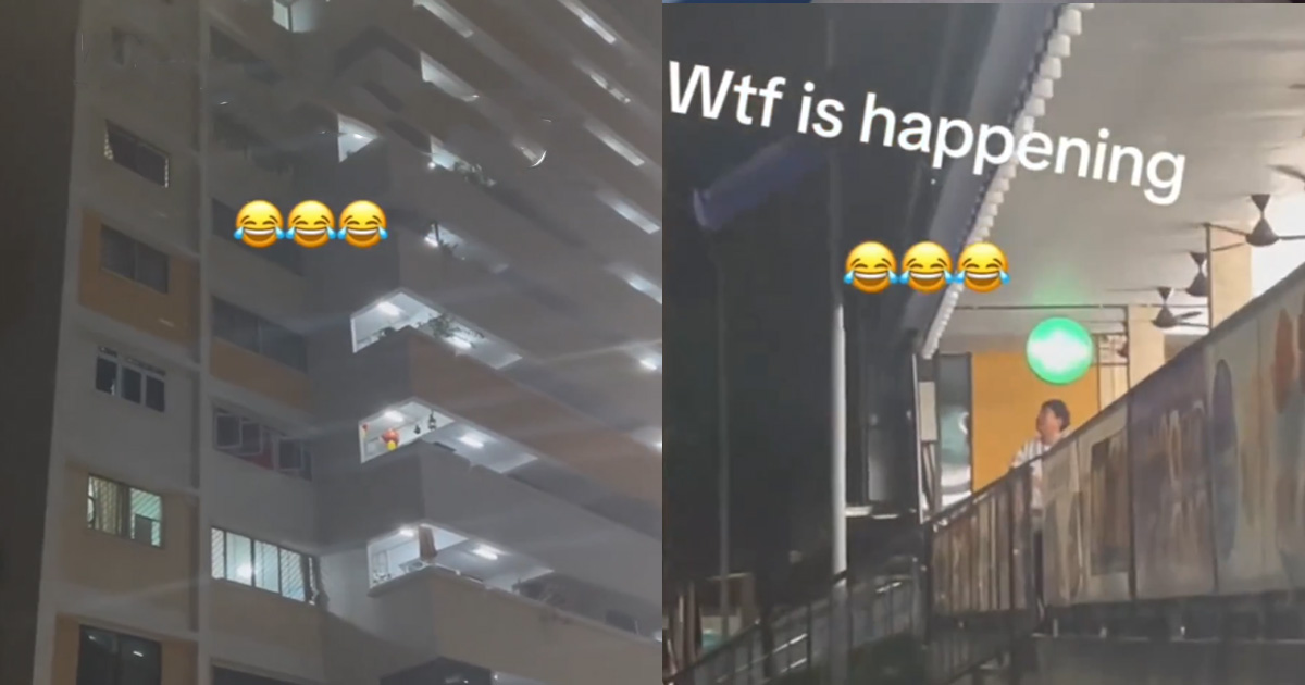 WOMAN FROM HDB VERSUS WOMAN FROM KOPITIAM, SHOUTING “CB” NONE STOP