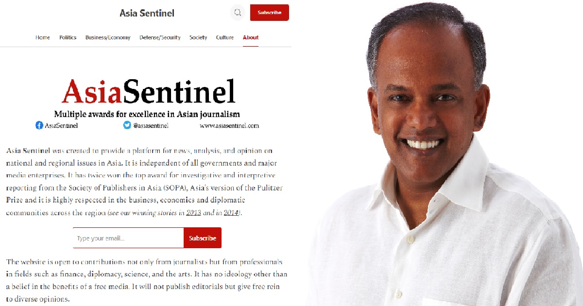 MHA ISSUES POFMA CORRECTION NOTICE TO ASIA SENTINAL FOR ARTICLE ON S’PORE GOVT