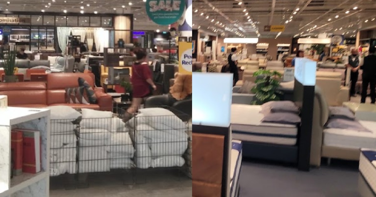 WOMAN WENT COURTS TO BUY PILLOWS BUT NO ONE SERVE HER CAUSE NO COMMISSION TO EARN