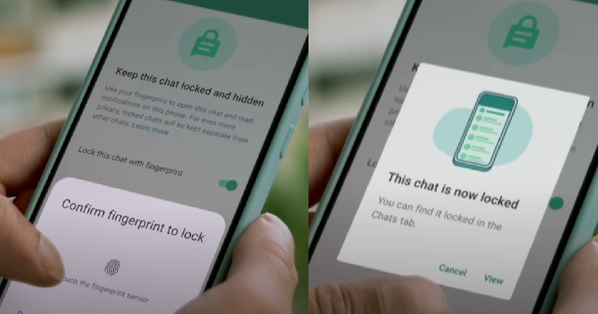 YOU CAN NOW LOCK CHATS ON WHATSAPP, COMPANY SAYS “MAKE YOUR INTIMATE CHATS PRIVATE”