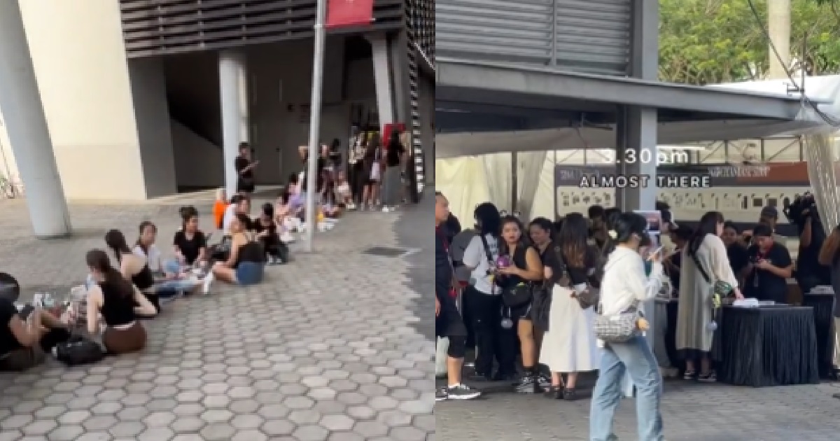 XMMs QUEUE FOR MORE THAN 5 HRS FOR BTS MERCH UNDER THE SUN, 1 EVEN KENA SUN-BURN