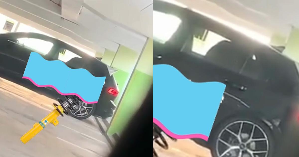 COUPLE WAS CAUGHT TESTING “SUSPENSION” IN MSCP, IN BROAD DAYLIGHT