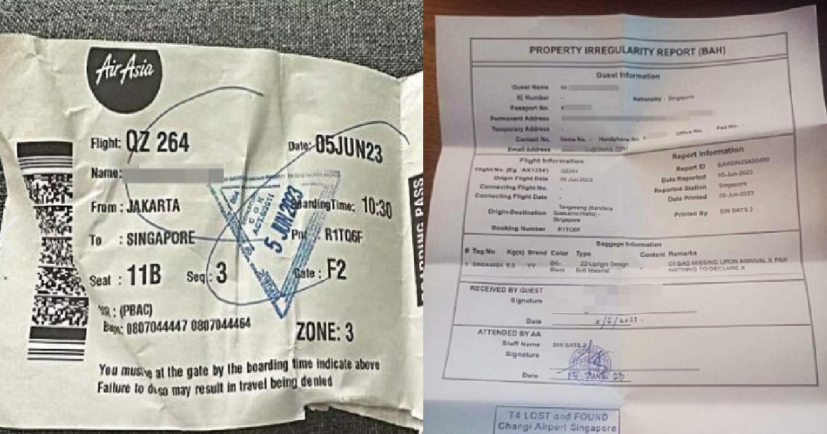 AIR-ASIA PASSENGER LOST $3K OF ITEMS IN LUGGAGE, THEN COUNTER STAFF SCOLDS HIM