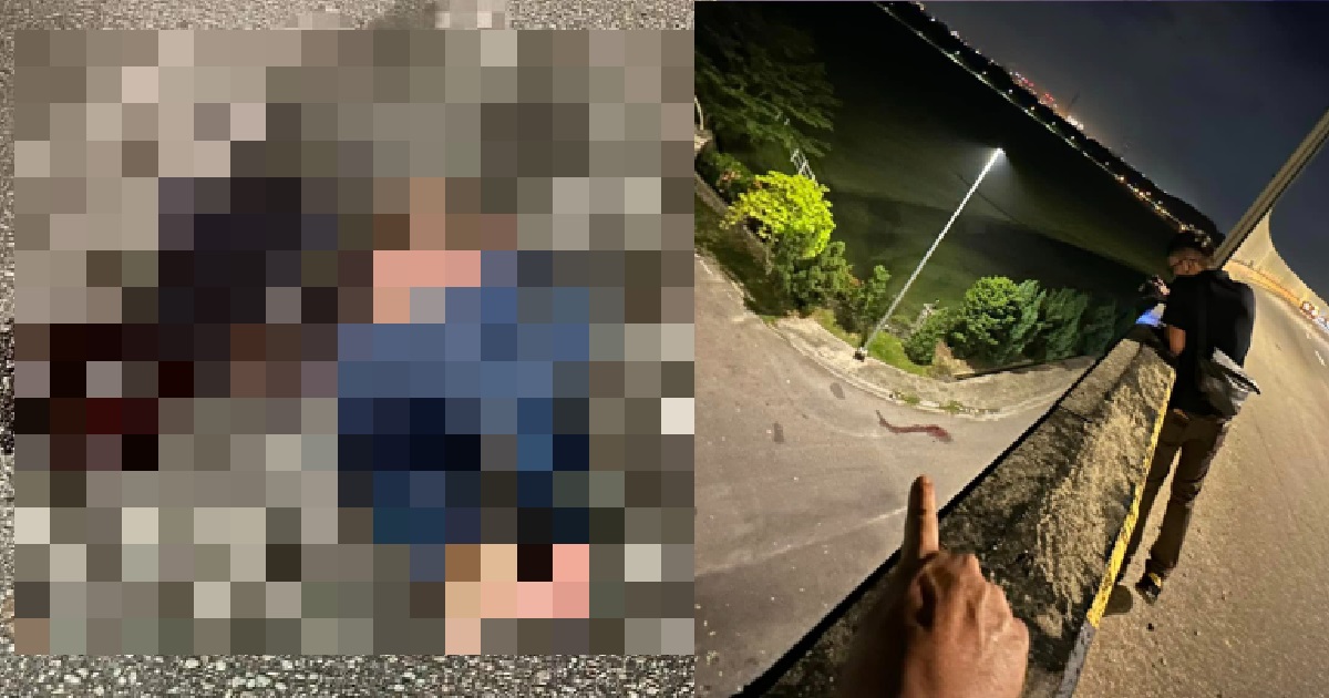 22 Y.O S’PORE MOTORCYCLIST KILLED AFTER FALLING OFF FLYOVER WHILE RIDING TO JB CHECKPOINT