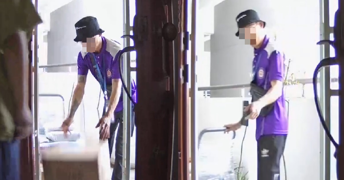 QEXPRESS DELIVERYMAN ALLEGEDLY THROWS PARCEL & CHALLENGE CUSTOMER TO REPORT HIM
