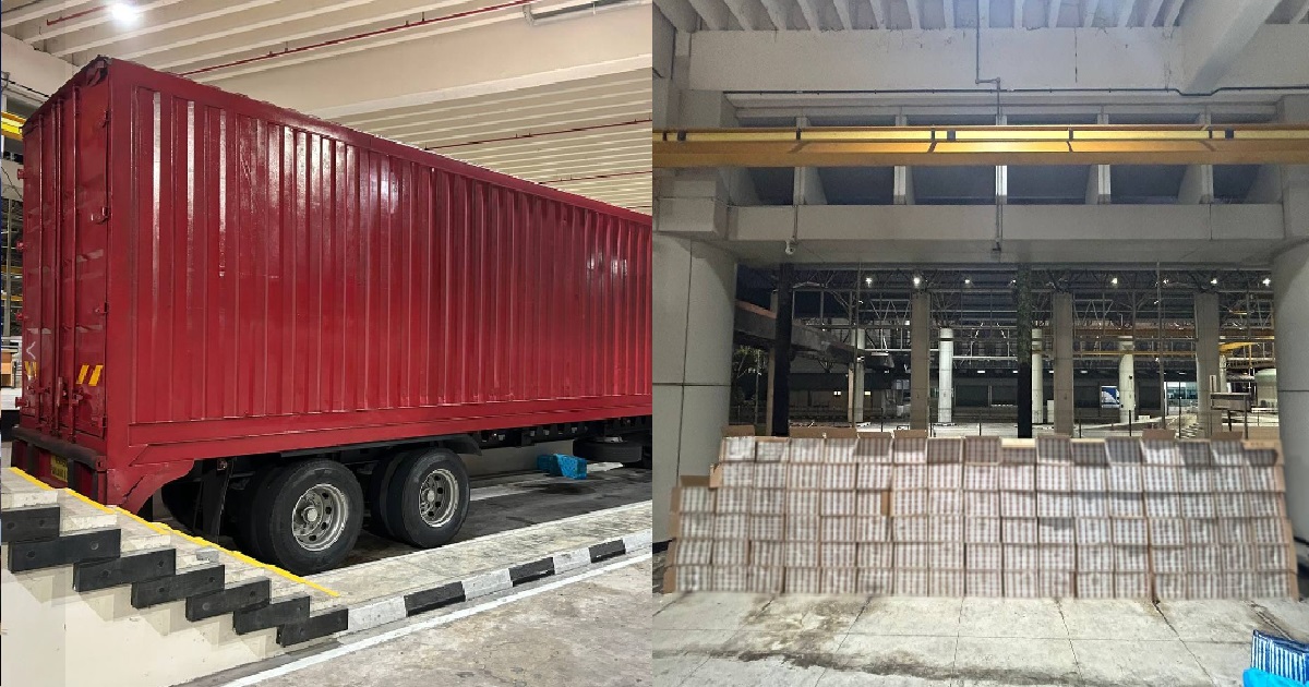 M’SIA LORRY TRIED TO SMUGGLE 5K CARTONS OF ILLEGAL CIGGS INTO S’PORE, CAUGHT BY ICA