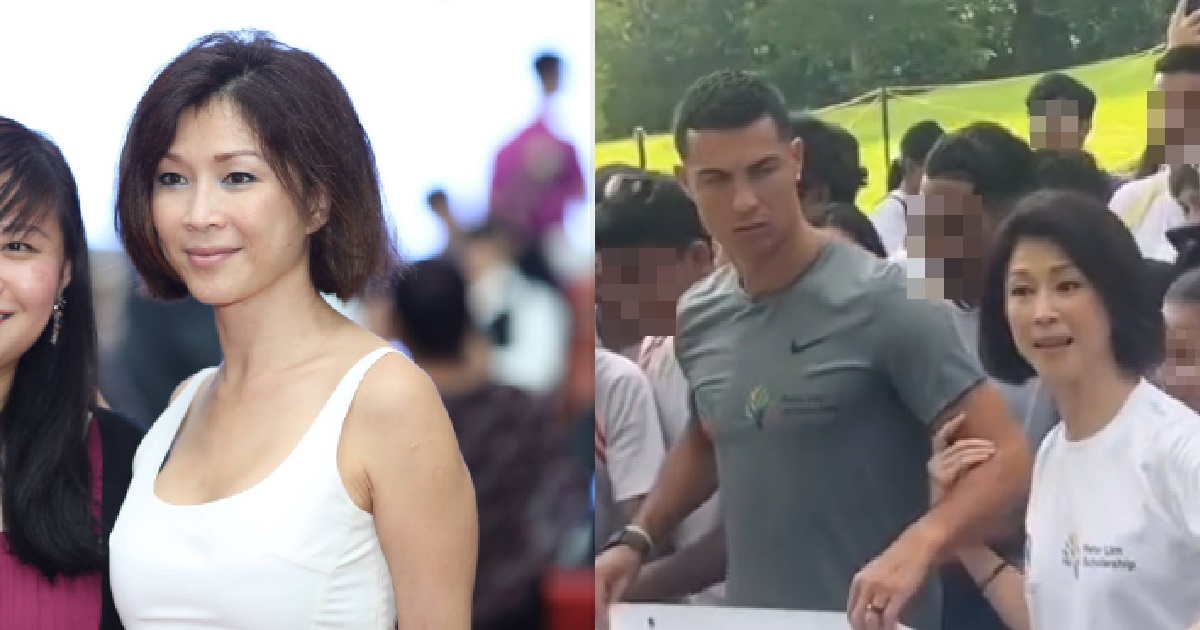 WONG LI LIN RESPONDS TO CLAIMS THAT SHE KEPT “TOUCHING” RONALDO & MADE HIM UPSET