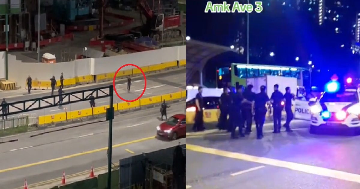 16 Y.O YP WHO FLED FROM POLICE AFTER ALLEGED KNIFE ATTACK @ AMK, CHARGED