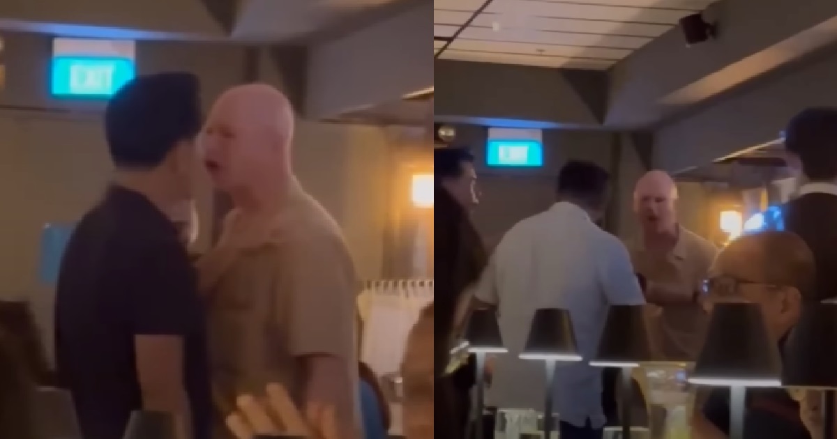 ANG MOH WHO SCOLDED ORCHARD F&B STAFF “I’LL F- YOUR FAMILY FROM HERE TO CHINA”, CHARGED