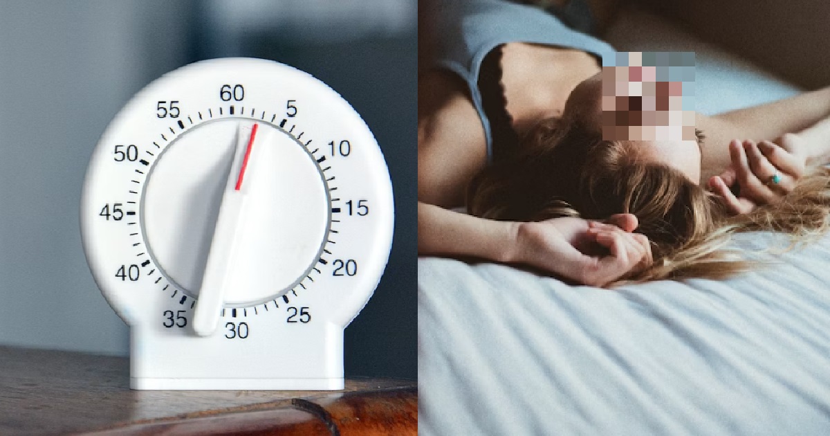 BF USES TIMER WHEN PIAK PIAK, TELLS GF “I GIVE YOU 5 MINS TO FINISH OR I’M GOING TO SLEEP”