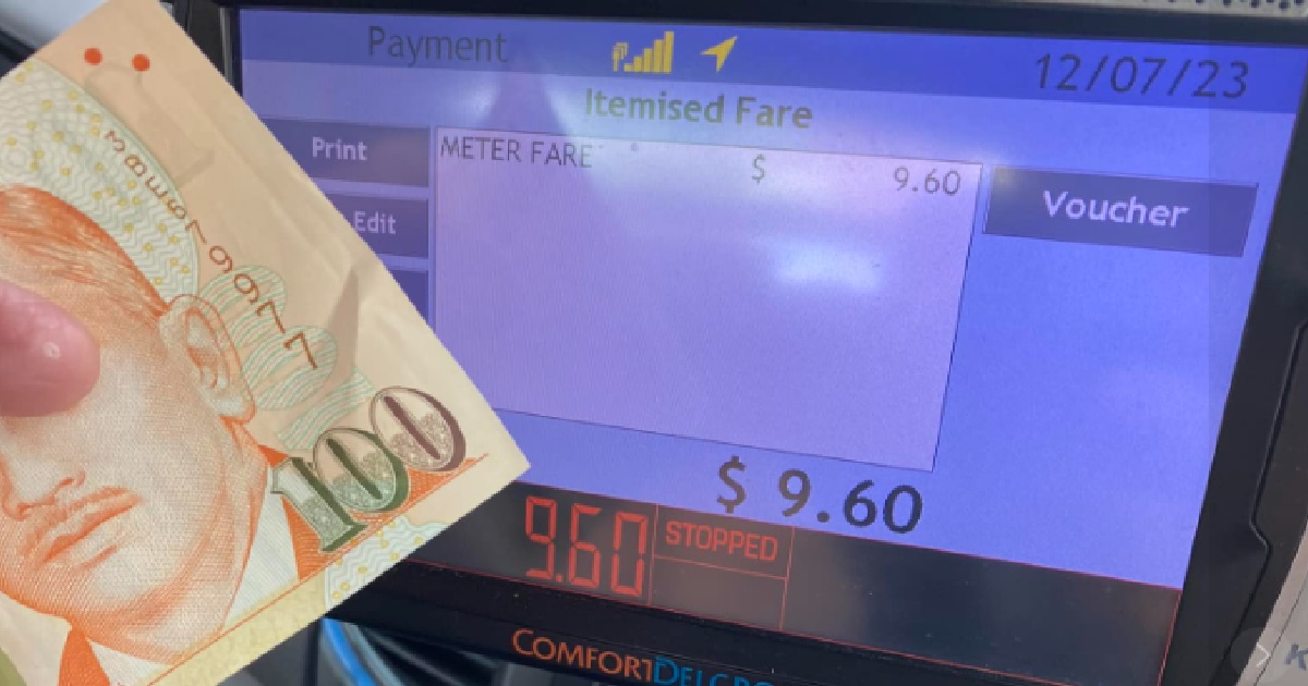 CUSTOMER PAID $100 FOR $9.60 TAXI RIDE, THANKS DRIVER FOR PLAYING OLD SONGS