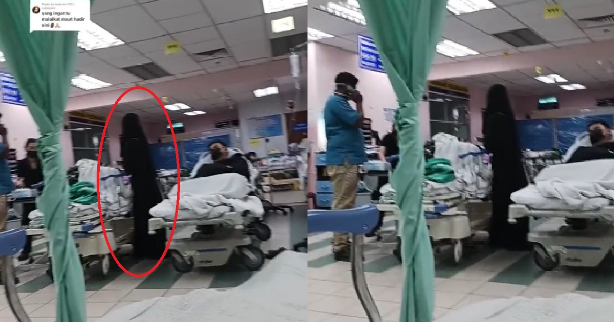 EERIE BLACK FIGURE SEEN BESIDE HOSPITAL BED AT 3AM AS PATIENT BROUGHT TO ICU