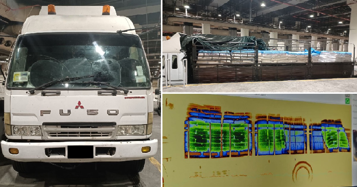 M’SIA LORRY TRIED TO SMUGGLE CIGGS INTO S’PORE BY HIDING INSIDE FLOUR, KENA CAUGHT