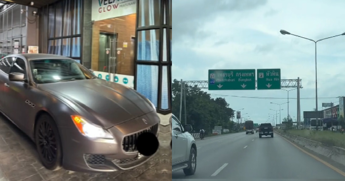 COUPLE DROVE MASERATI FROM S’PORE ALL THE WAY TO BANGKOK, NETIZENS IN AWE