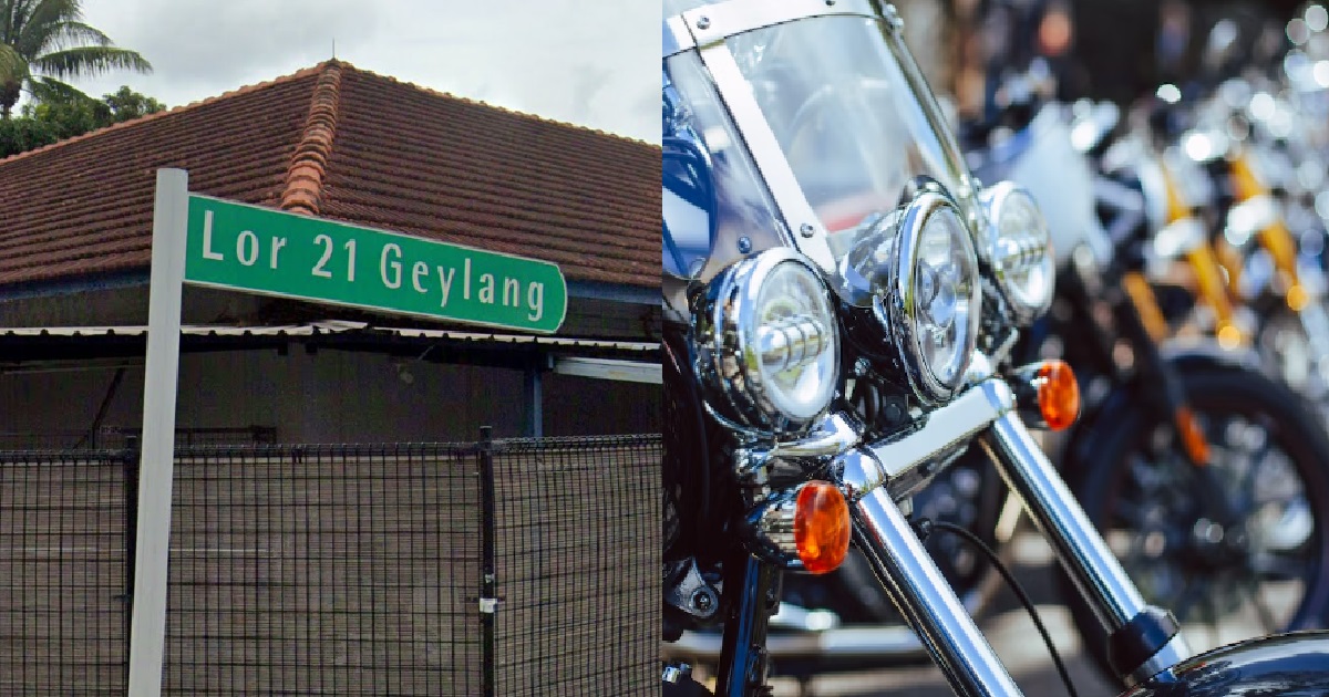 36 Y.O MAN THOUGHT HE’S GHOST RIDER, STOLE MOTORCYLE @ GEYLANG & ARRESTED
