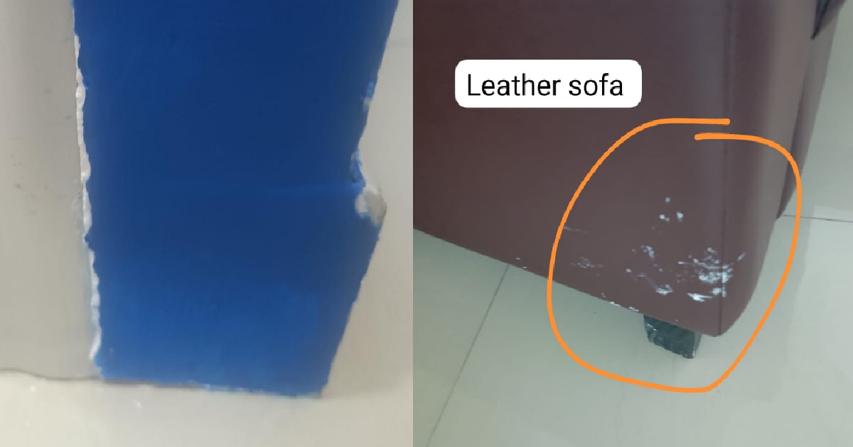 WOMAN HIRED LOUSY PAINTERS WITH NO SKILL, MIGHT AS WELL HIRE AH LONG TO PAINT