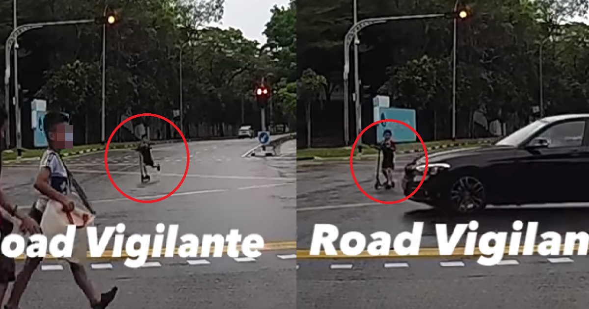 XIAO DIDI RIDES SCOOTER ACROSS TRAFFIC JUNCTION & ALMOST CANCELS HIS OWN PUBERTY