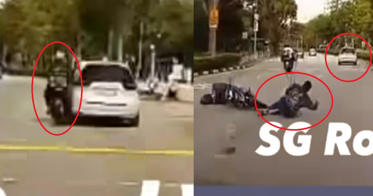 AETOS POLICEMAN ON MOTORBIKE HIT BY CAR @ YISHUN, NOW IN COMA & DRIVER ARRESTED