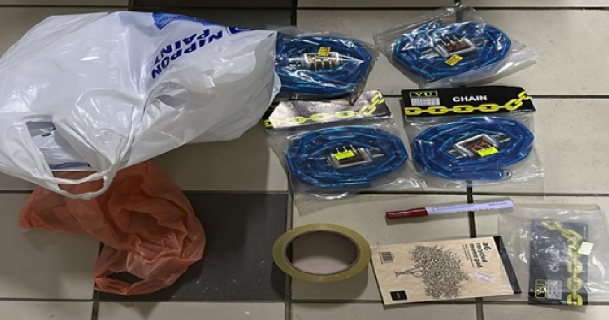 42 Y.O MAN ARRESTED FOR LOANSHARK HARASSMENT, LOCKED UNITS WITH BICYCLE LOCK