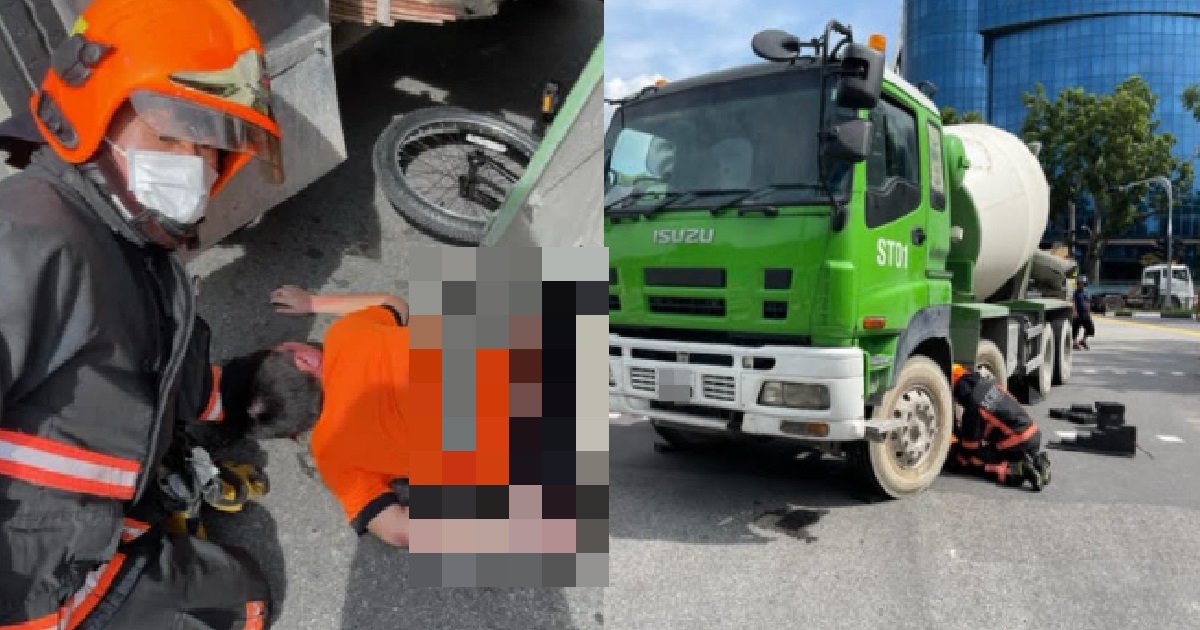 10 Y.O S’PORE BOY RUN OVER BY CEMENT TRUCK @ UPPER CHANGI, WENT THROUGH 16 SURGERIES