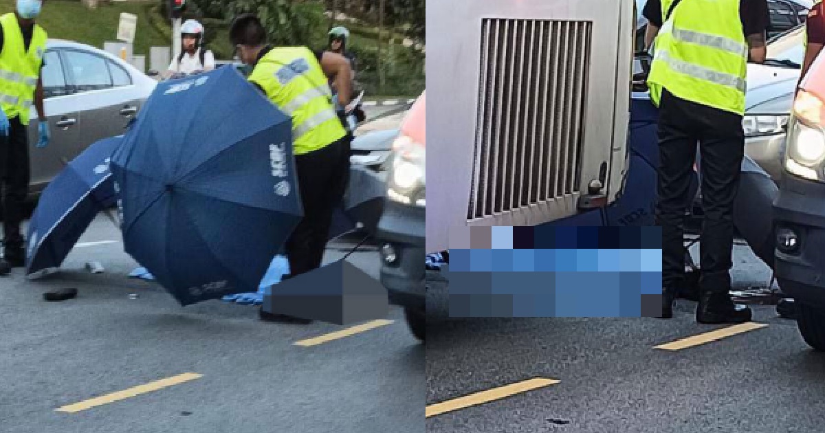 18 Y.O CYCLIST KILLED IN YISHUN ACCIDENT WITH BUS, PRONOUNCED DEAD AT THE SCENE