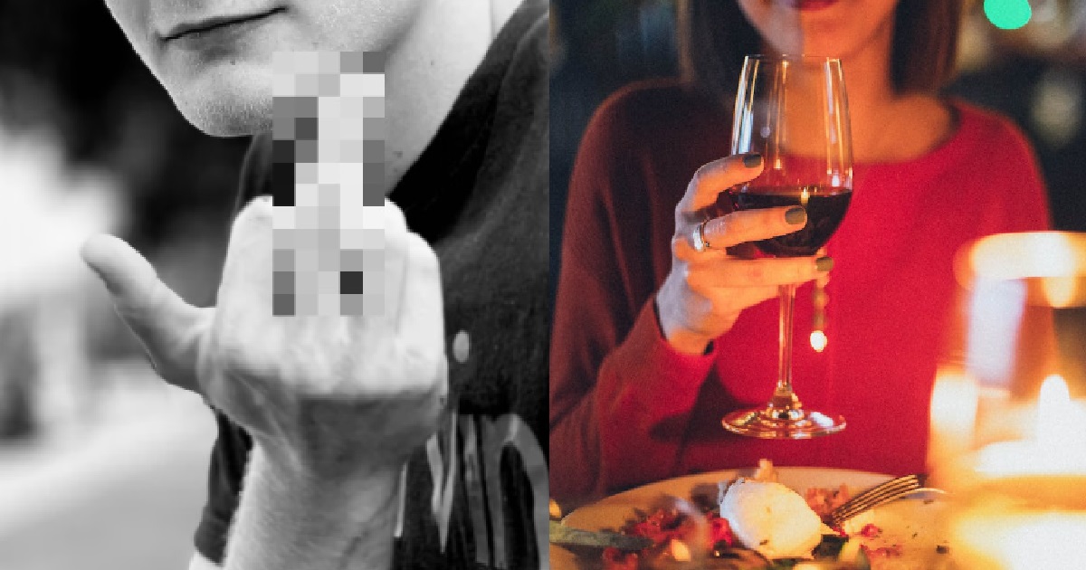 GUY WENT OUT ON 1ST DATE WITH GIRL HE MET ONLINE, GREETS HER WITH MIDDLE FINGER