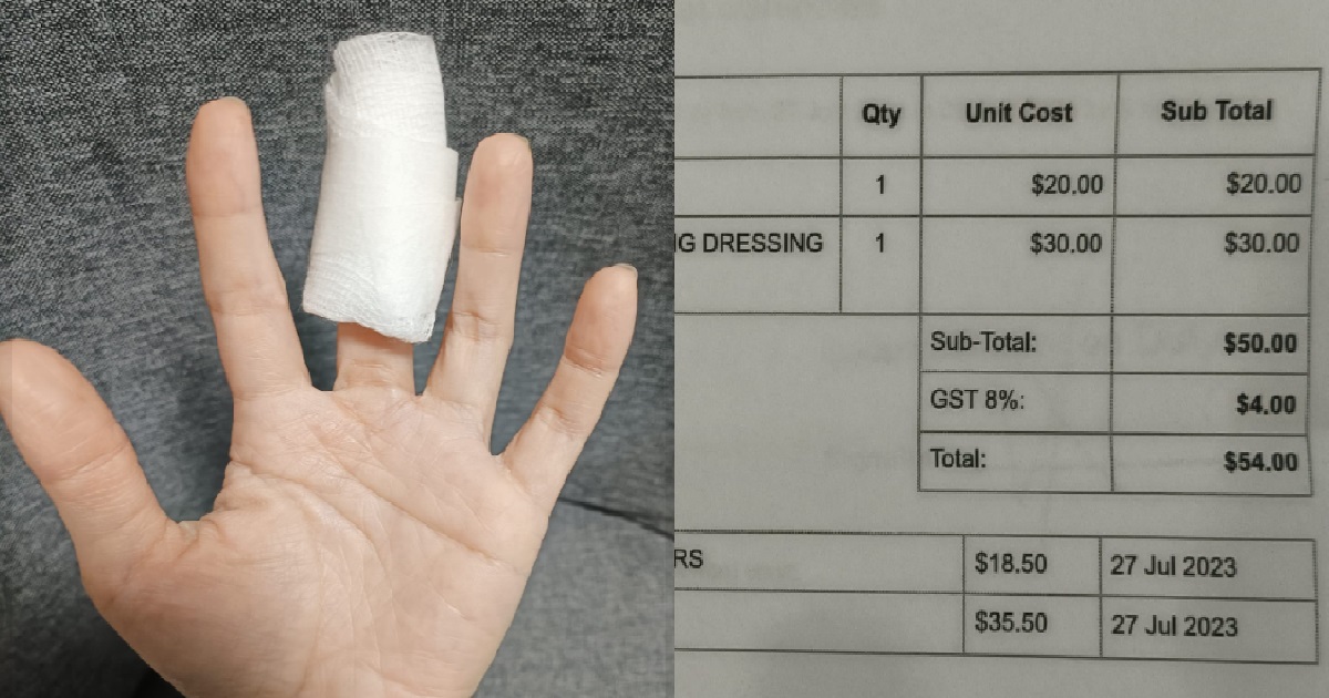 WOMAN ACCIDENTALLY CUT HERSELF, GOT CHARGED $50 FOR A CHAPALANG GAUZE WITH NO MEDICATION