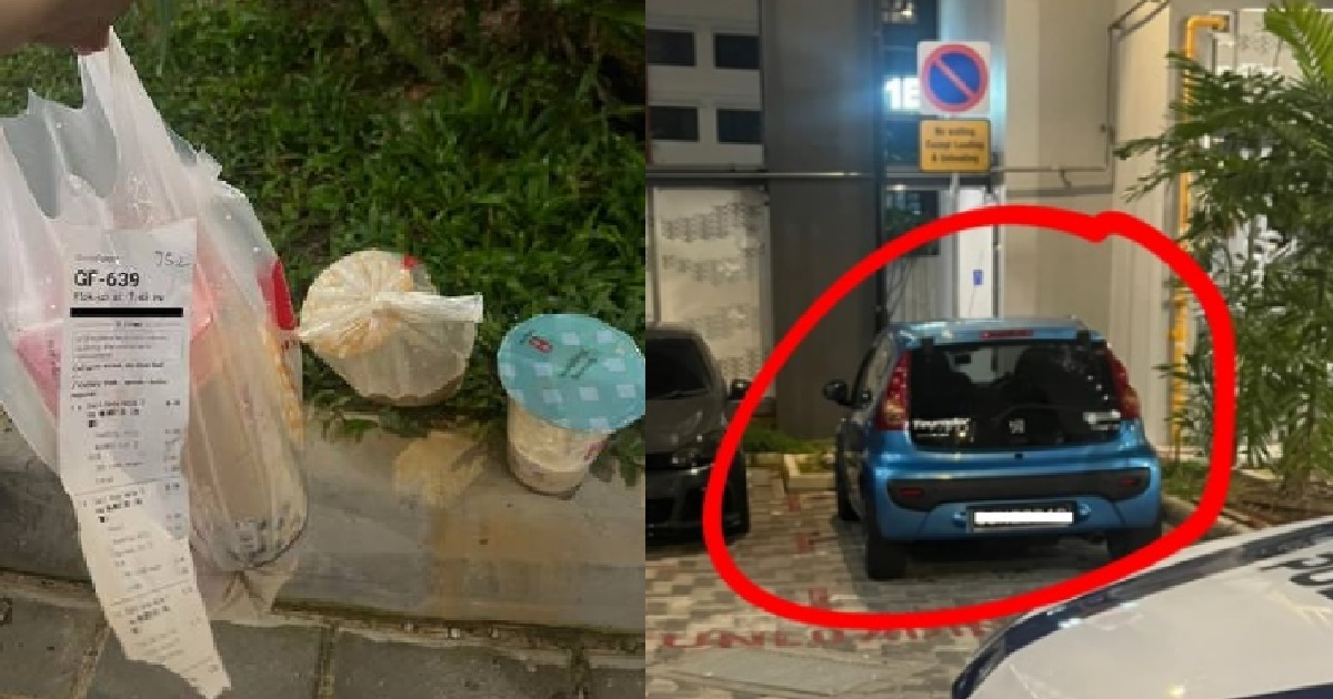 GRABFOOD CUSTOMER NOT HAPPY HIS DRINK SPILLED, THREATEN TO WHACK THE RIDER