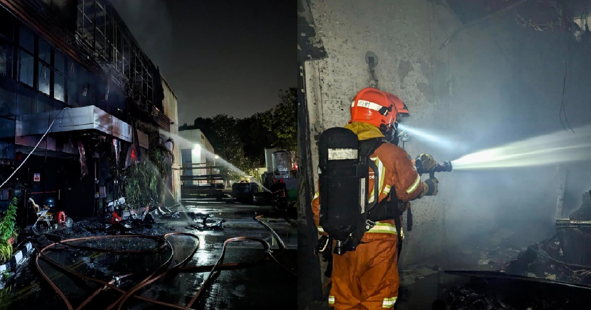 HUGE FIRE AT LARGE OFFICE IN PIONEER, 50 FIREFIGHTERS & 13 EMERGENCY VEHICLES DEPLOYED