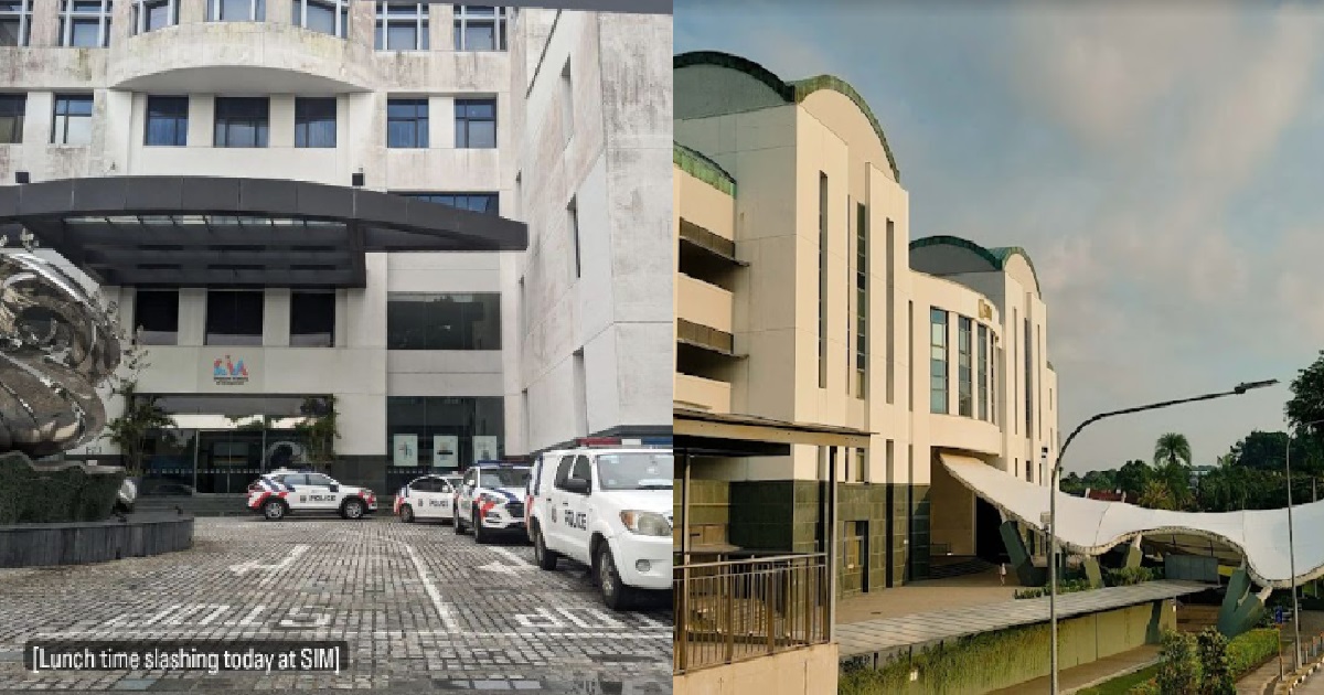 18 Y.O MAN ALLEGEDLY STABBED MAN IN THE NECK WITH SCISSORS @ SIM HQ, POLICE EVERYWHERE