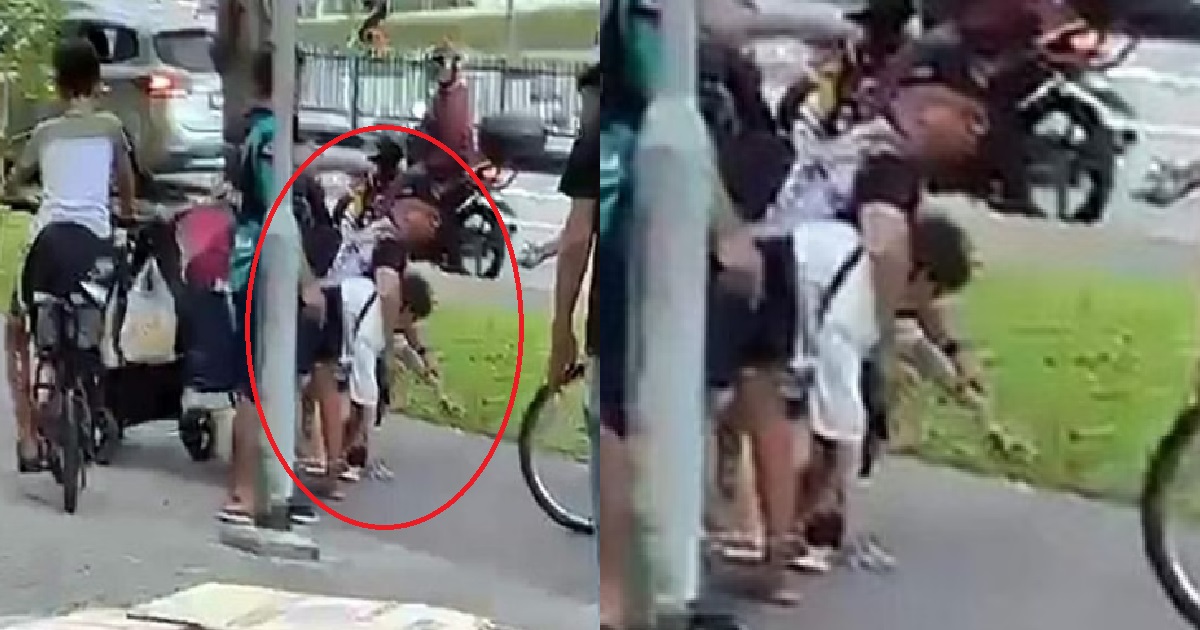 35 Y.O DURIAN VENDOR STOPS ROBBER WHO SNATCHED $600 FROM ELDERLY WOMAN @ TAMPINES ATM