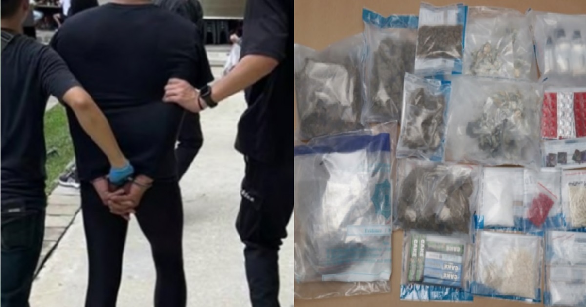 15 & 17 Y.O ARRESTED IN WOODLANDS DRUG RAID, CLIMBED OUT WINDOW TO FLEE FROM POLICE