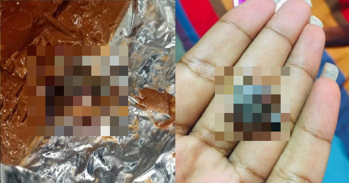 WOMAN EATING HER CHOCOLATE BAR, FOUND A HUMAN FINGER INSIDE WHILE CHEWING