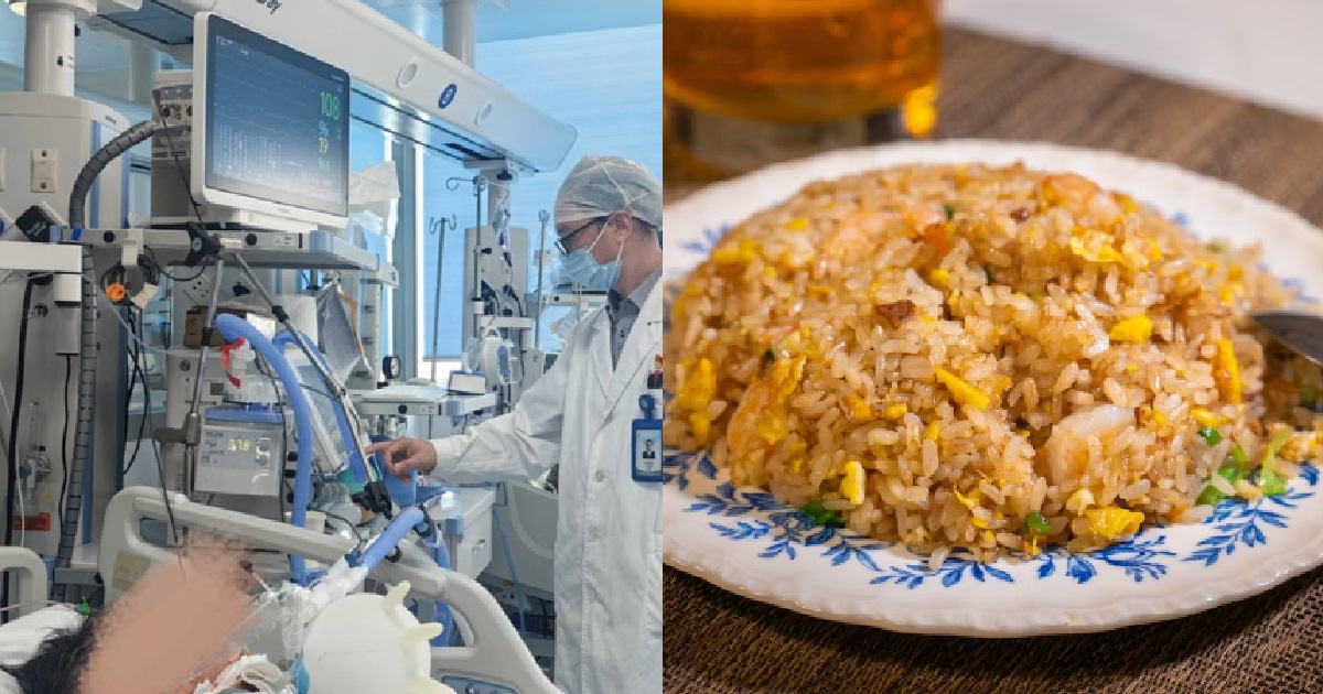 ELDERLY WOMAN DIED AFTER EATING FRIED RICE LEFT OVERNIGHT, HUSBAND IN ICU