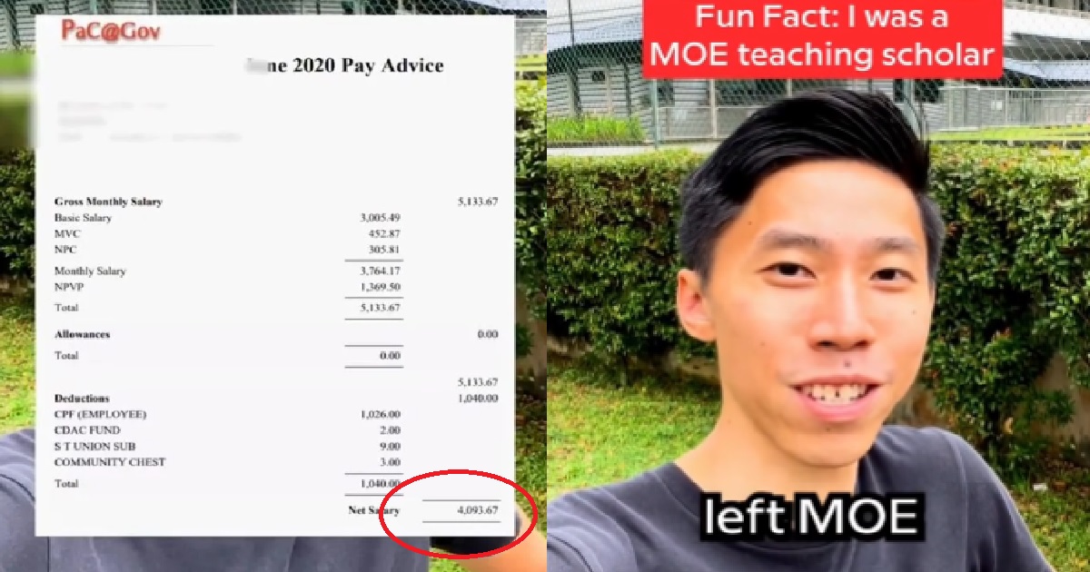 EX-SEC SCHOOL TEACHER SHARES THAT HE EARNED $5K/MTH, NETIZENS SAY TOO LOW
