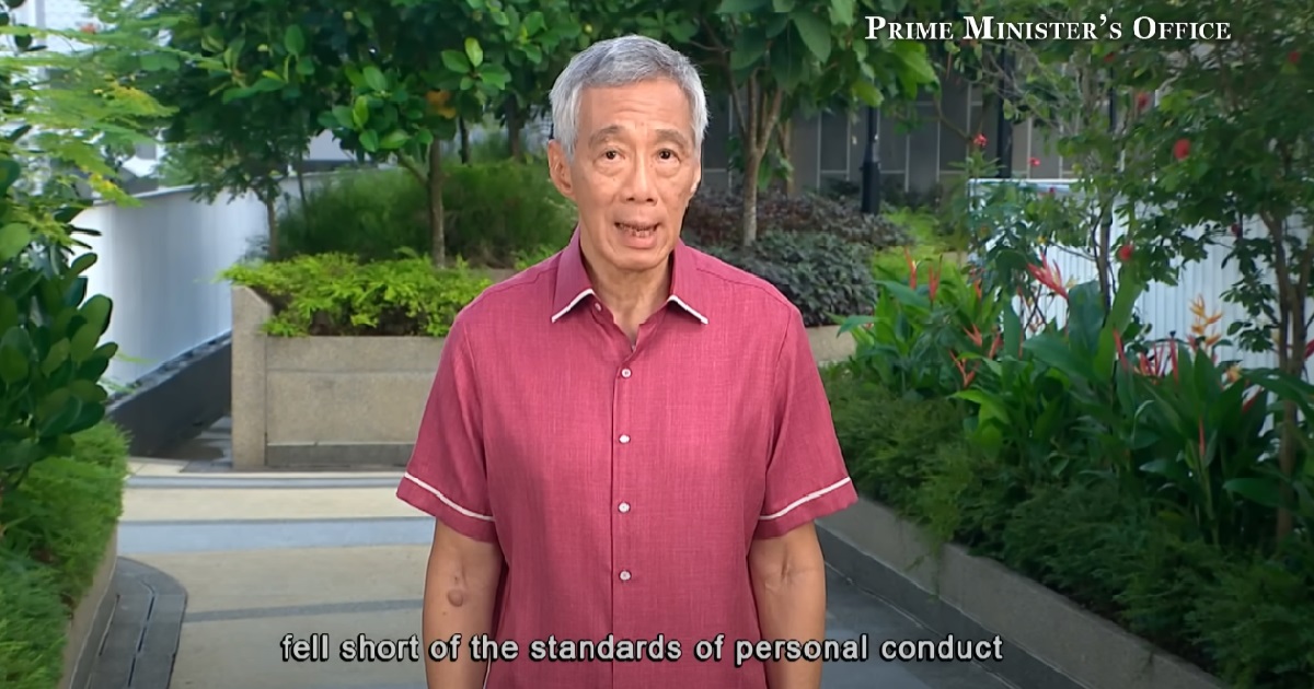 PM LEE ON RECENT POLITICIANS’ SCANDALS, “THESE ISSUES COME UP FROM TIME TO TIME”