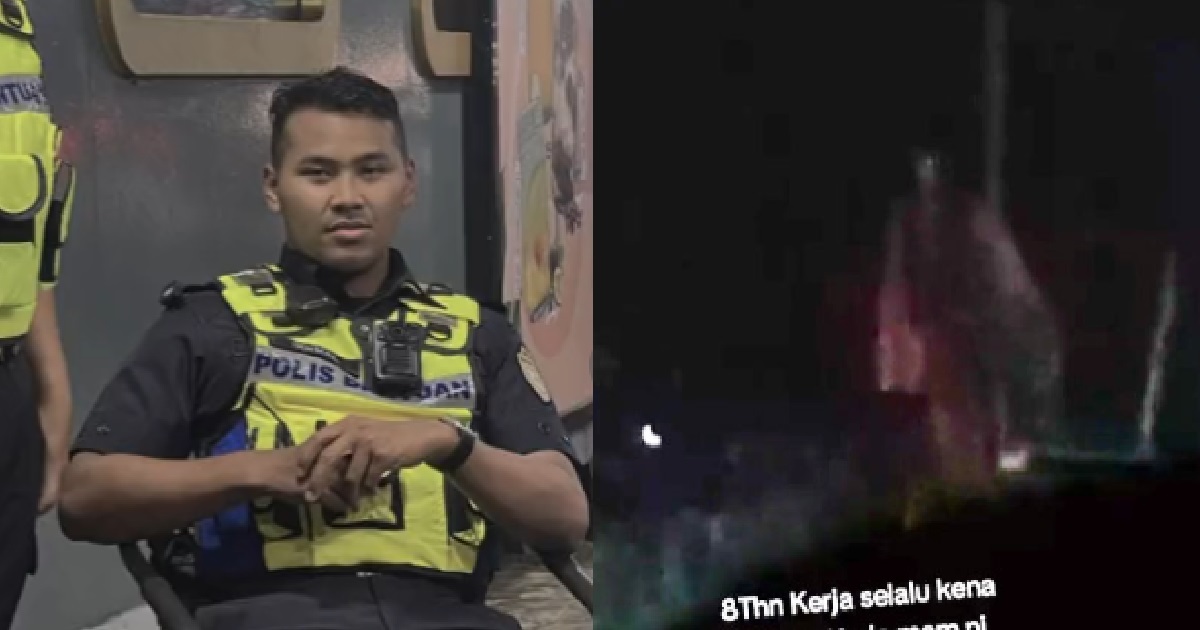 POLICEMAN SHARES HIS ENCOUNTER WITH PONTIANAK DURING PATROL, CAUGHT ON CAMERA