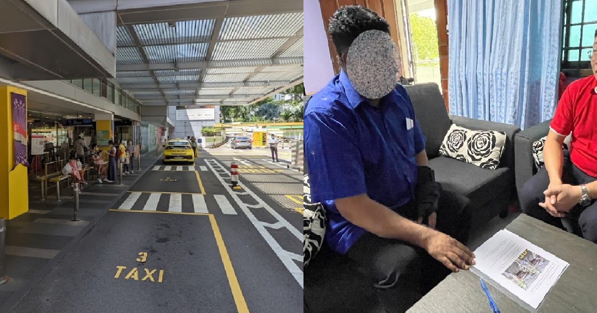 PRC MAN UPSET HE’S NOT ALLOWED IN TAXI LANE, INJURES SECURITY GUARD @ UNITED SQUARE