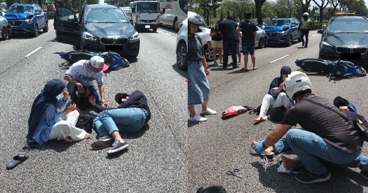 20 Y.O MAN & WOMAN SENT TO HOSPITAL AFTER HUGE ACCIDENT THAT INVOLVED 6 VEHICLES