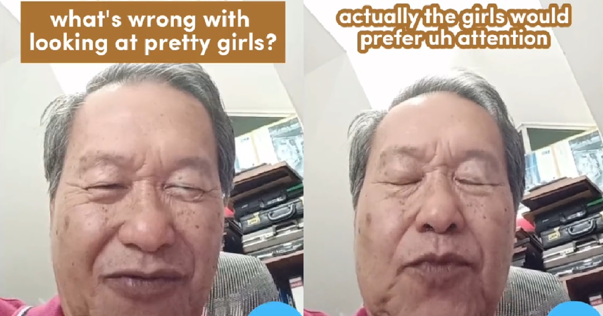 TAN KIN LIAN FIRES BACK: “WHAT’S WRONG WITH LOOKING AT PRETTY GIRLS, THEY PREFER ATTENTION”
