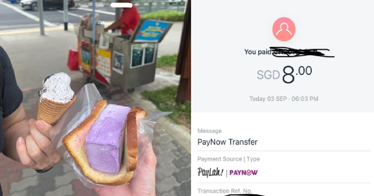 WOMAN PAID $8 FOR A SMALL ICE-CREAM CONE & AN ICE-CREAM BREAD, “I GOT RIPPED OFF”