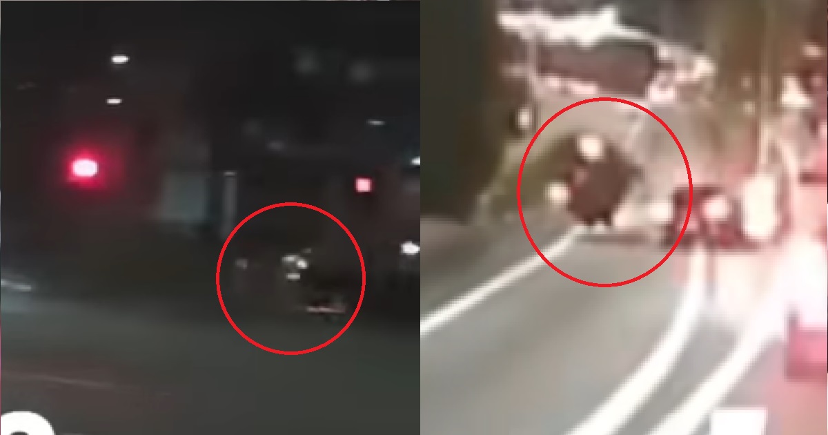 MOTORCYCLE END UP IN BUSH AFTER CRASH @ JURONG, ANOTHER CAR TURNED TURTLE @ CTE