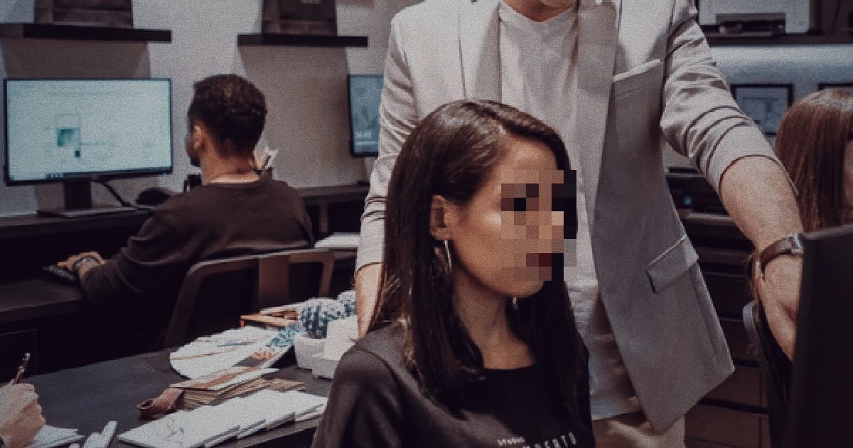 GUY WALKS OUT OF JOB INTERVIEW AFTER SEEING THE BOSS SCREAMING AT THE STAFF